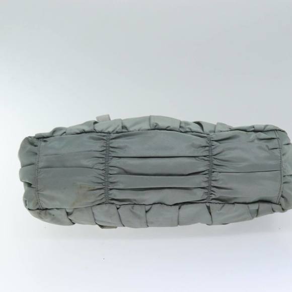 PRADA Hand Bag Nylon 2way Green Auth 74635 - Picture 5 of 16